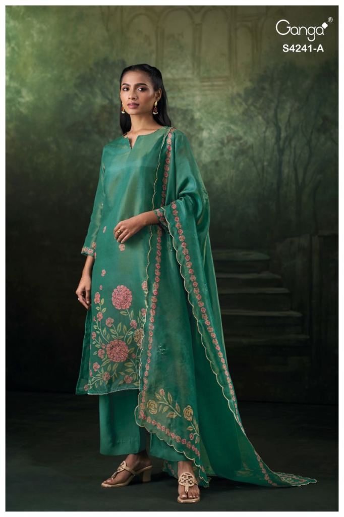 Ganga Vionara 4241 Printed Salwar Kameez