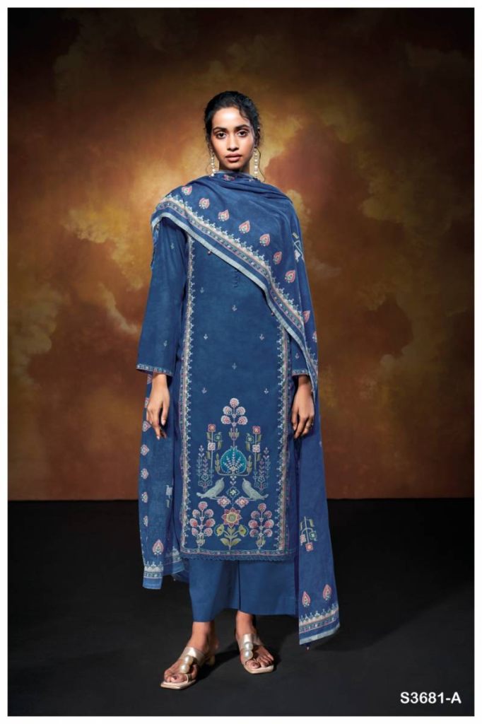 Ganga Zuleika Printed Salwar Kameez