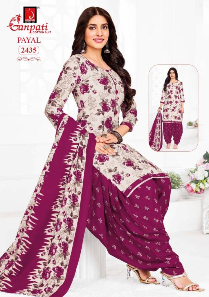 Ganpati Payal Vol 10 Printed Dress Material