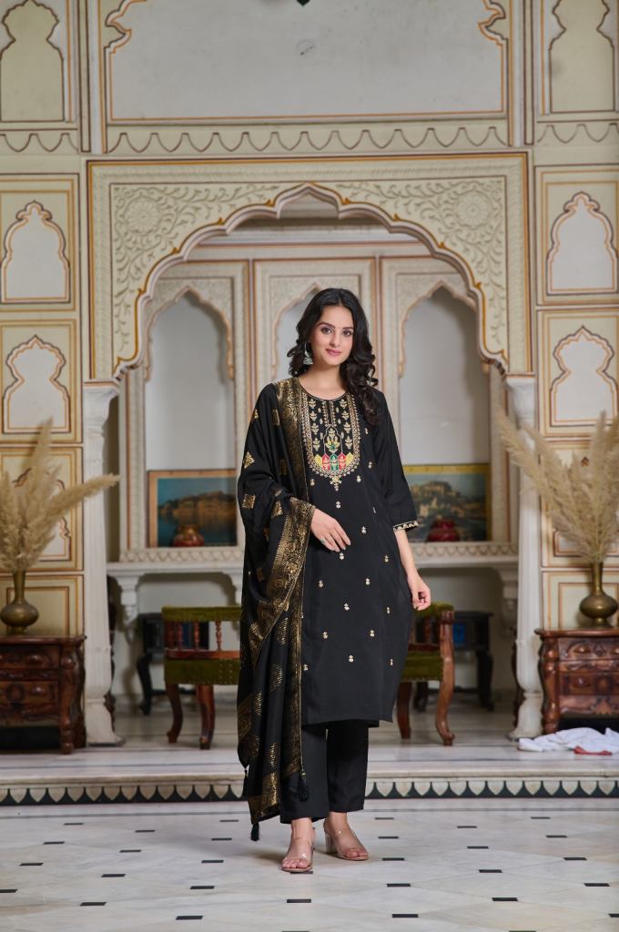 Gargi 1 Chanderi Fancy Kurti Bottom With Dupatta