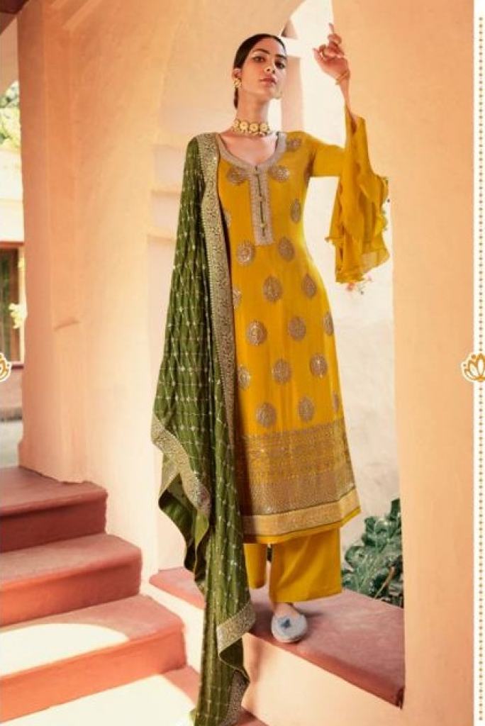 Glossy  presents Safa 8118 Series Designer Salwar Suits 