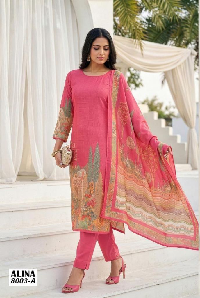 Glossy Simar Alina Digital Printed Salwar Kameez