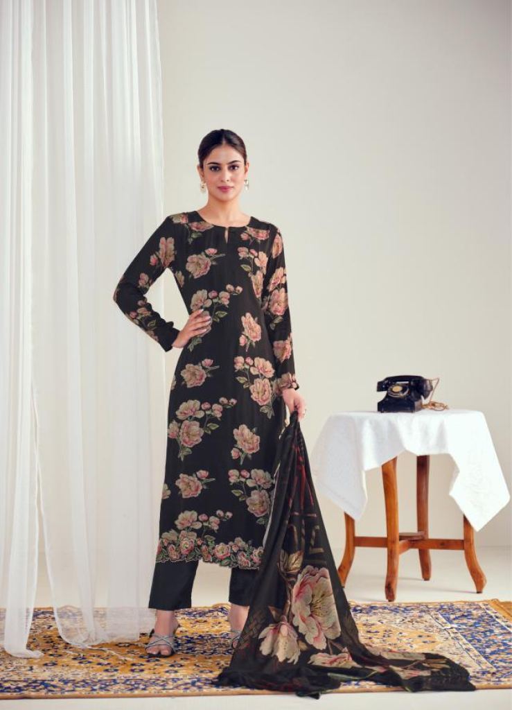 Glossy Simar Everbloom Digital Print Salwar Kameez Suits