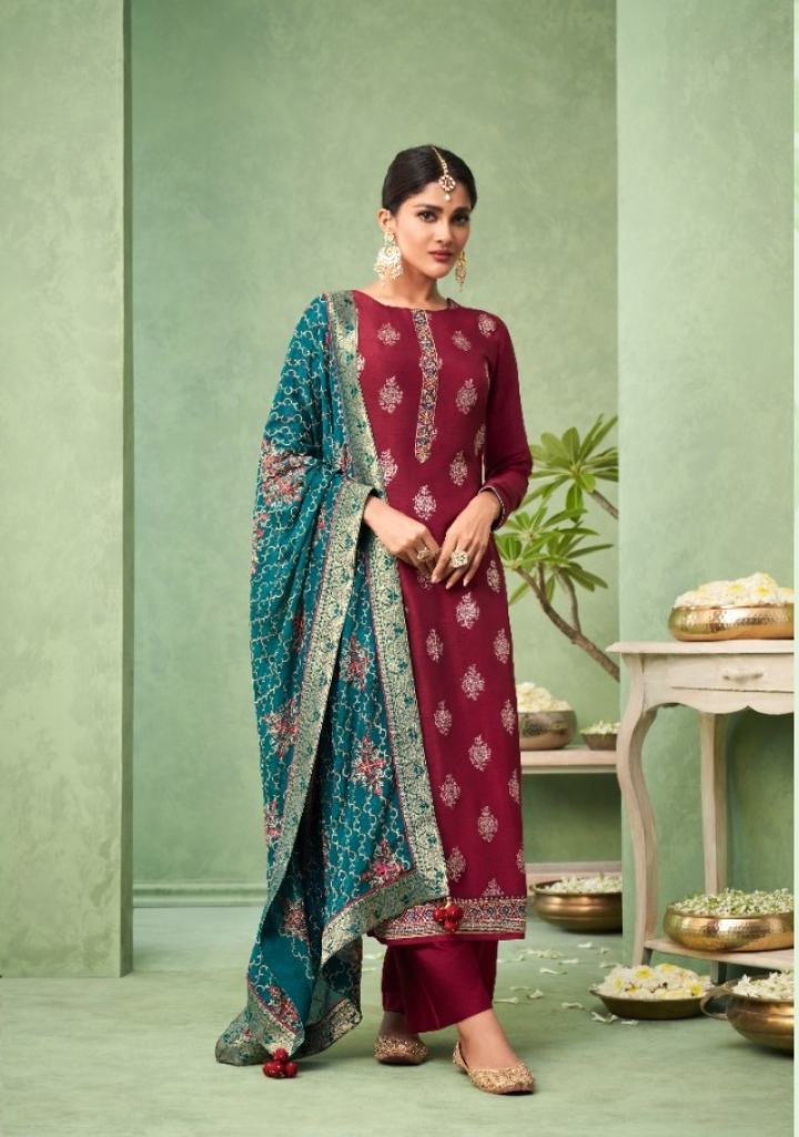 Glossy Simar Gulnoor 1845 Series Designer Salwar Kameez