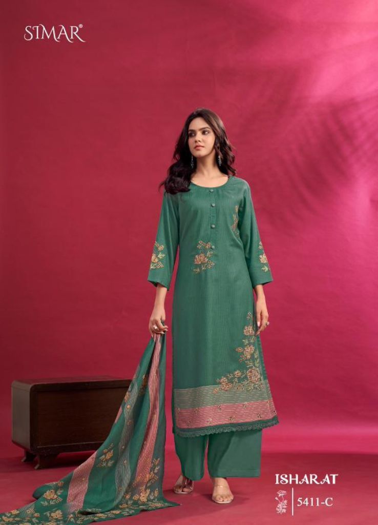 Glossy Simar Isharat Digital Print Salwar Kameez