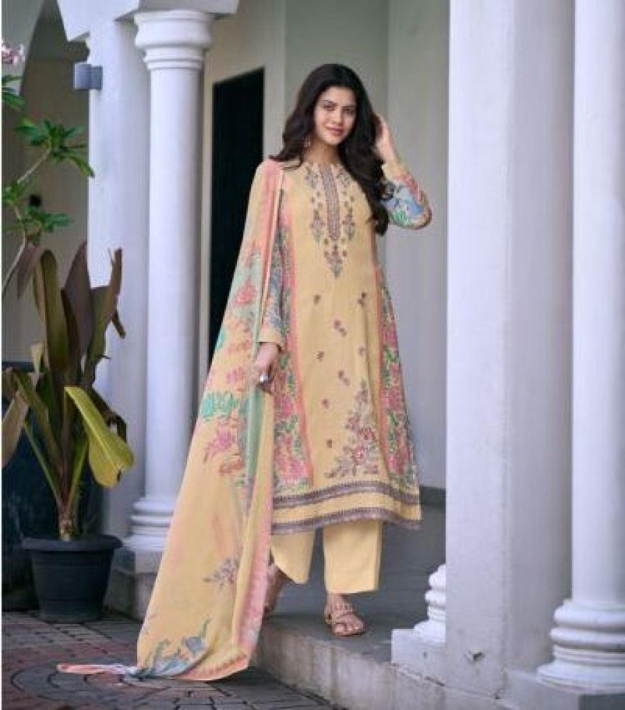 Glossy Simar Minaaz Embroidered Salwar Kameez