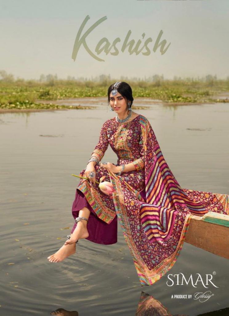 Glossy Simar  presents Kashish   Designer  Dress Material
