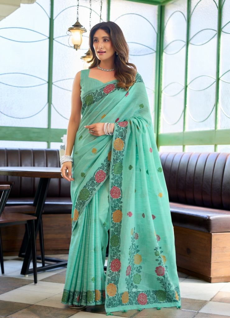 Gobuni Suman Jacquard Handloom Saree 
