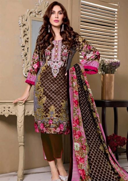 Gul ahmed vol 3 churidar karachi dress materials 