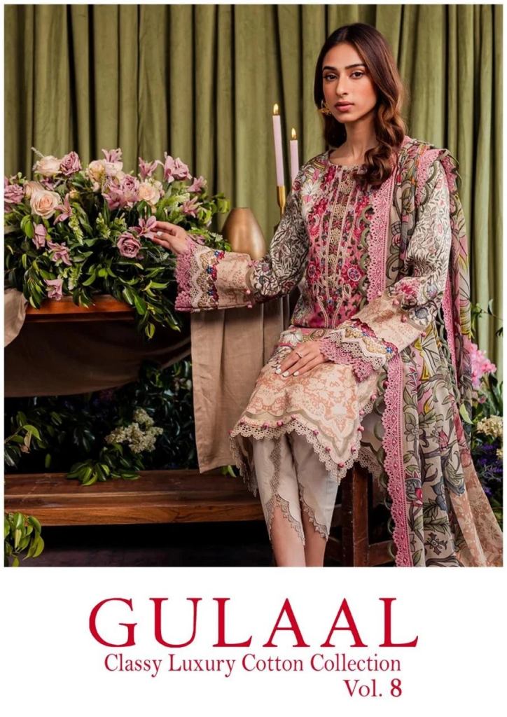 Gulaal Classy Luxury Vol 8 Cotton Dress Material