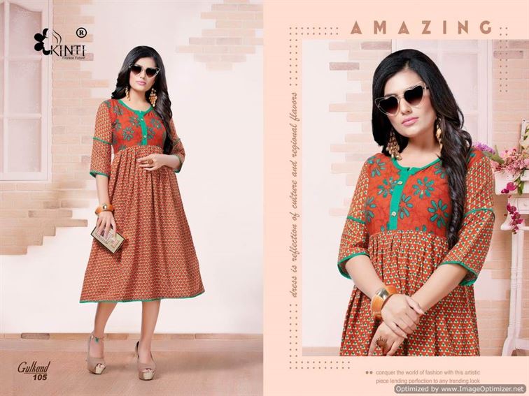 Designer Long Kurtis for Summer | Frock style kurtis