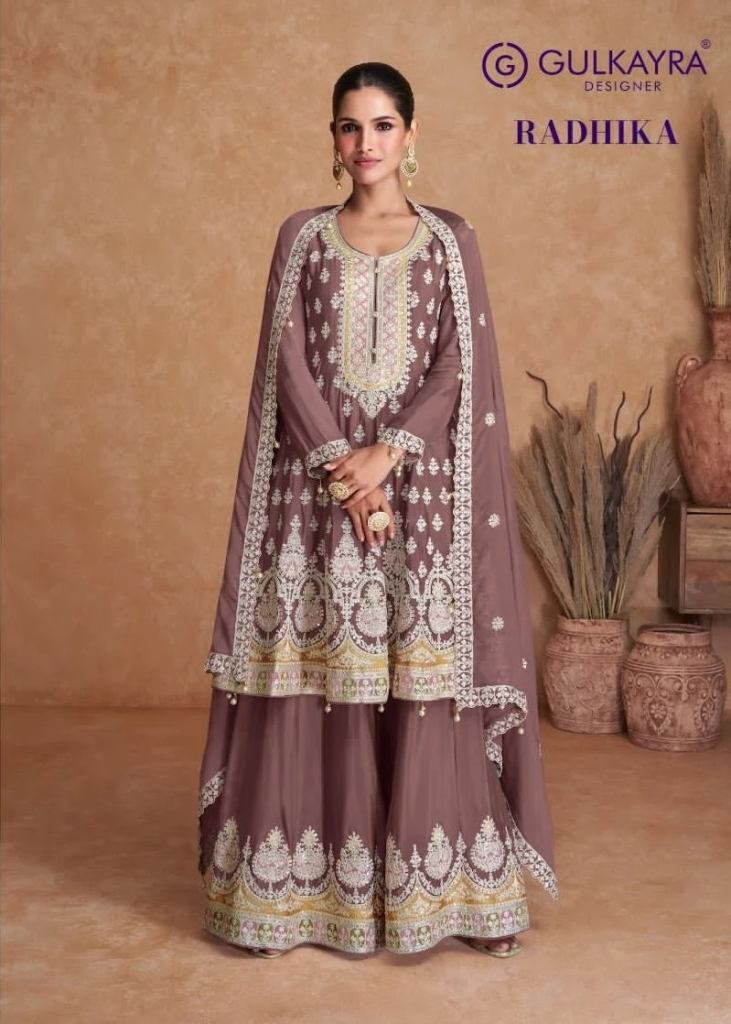 Gulkayra Radhika Real Chinon Designer Salwar Suits