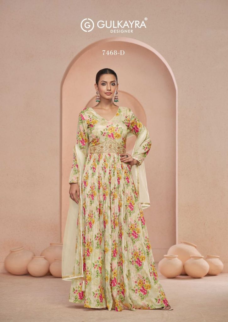 Gulkayra Sajni Gown With Dupatta