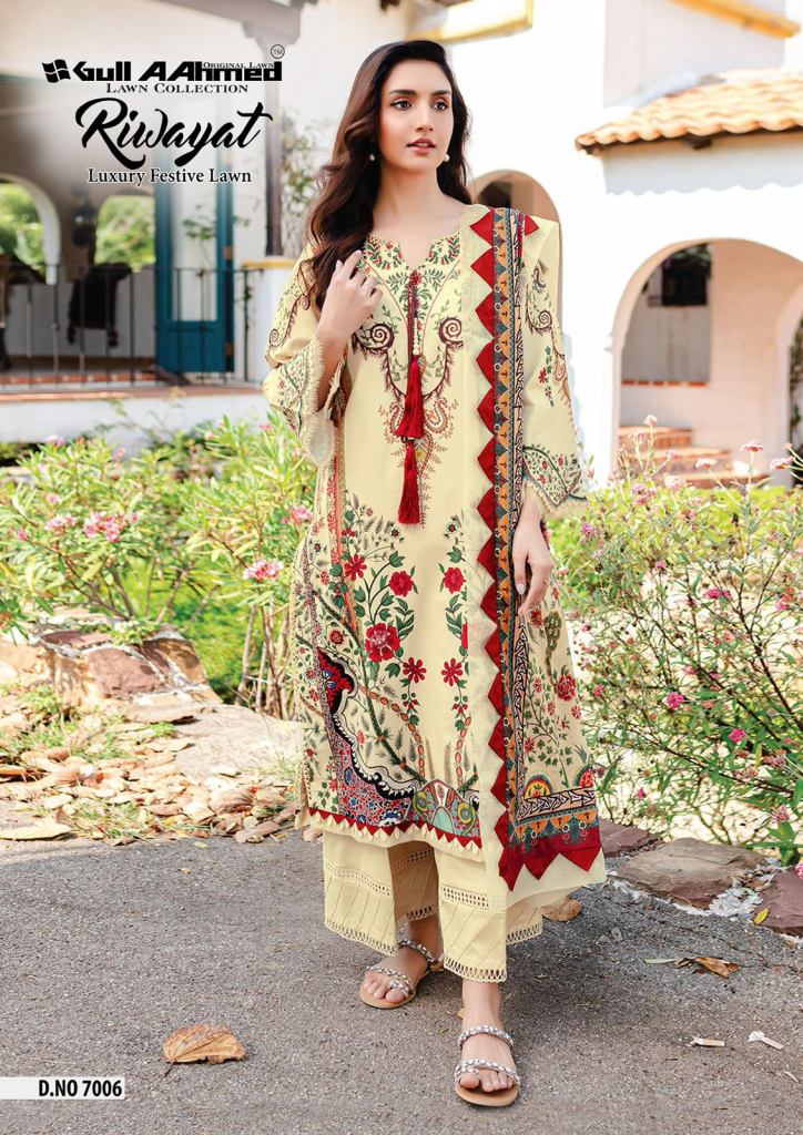 Gull A Ahmed Riwayat Vol 7 Dress Material