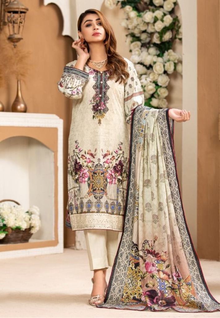 Gull AAhmed vol 11 Lawn printed Karachi Cotton Dress Materials
