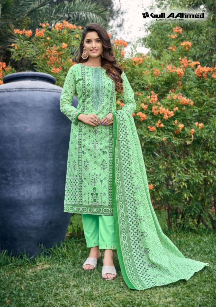 Gull Ahmed Bin Saeed Semi Lawn Embroidered Collection