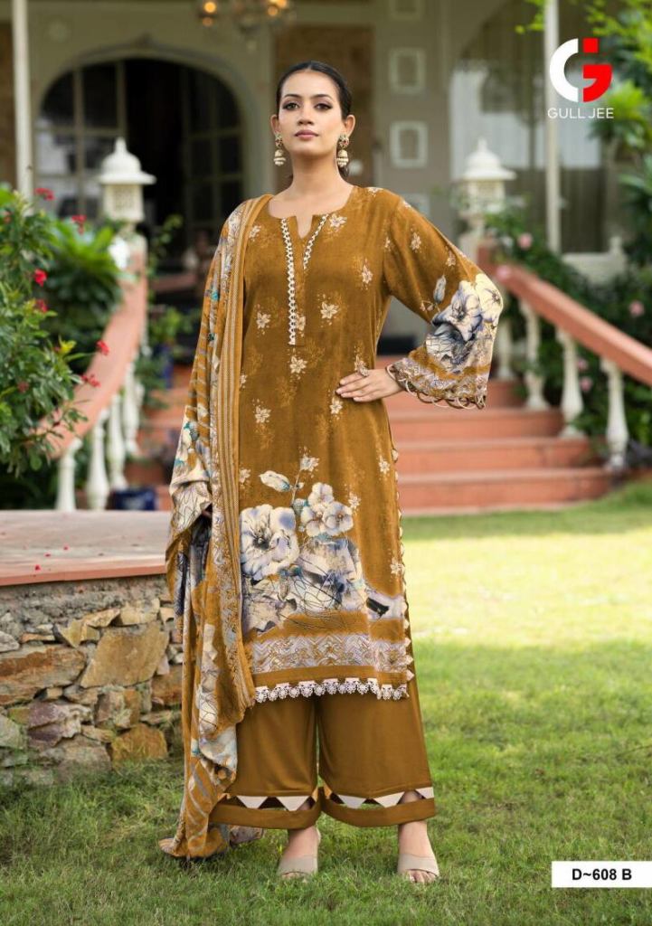 Gull Jee Khwab Digital Print Embroidery Salwar Kameez