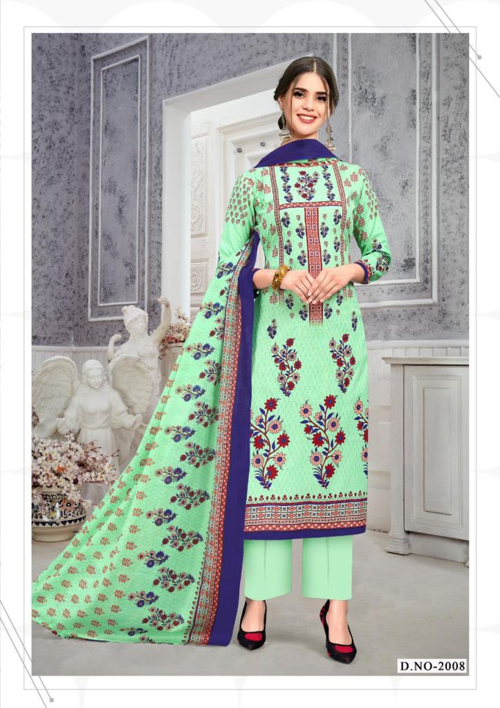 Gulnaaz Catalog Regular  Wear Karachi Cotton Unstitched Women Dress Materials 