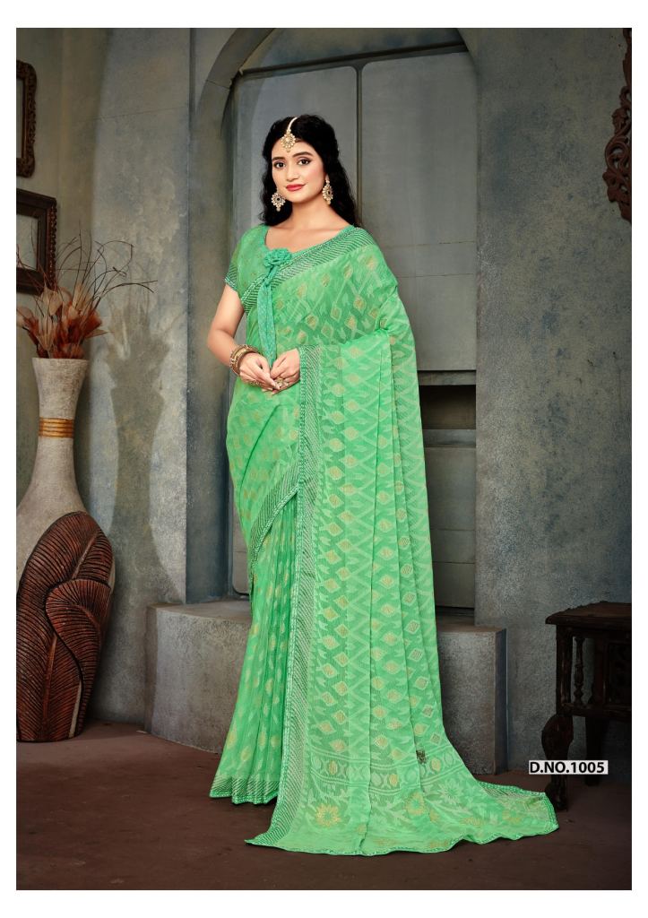 Gunjita Brasso Designer wholesale sarees collection 