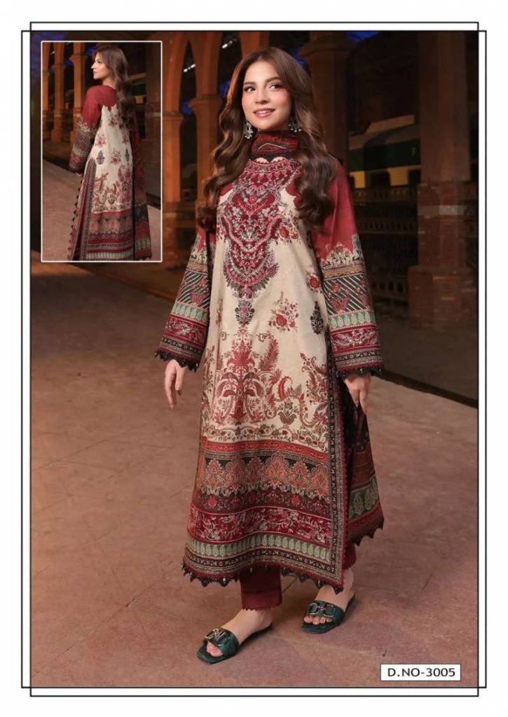 Hala Alara Vol 3 Printed Dress Material