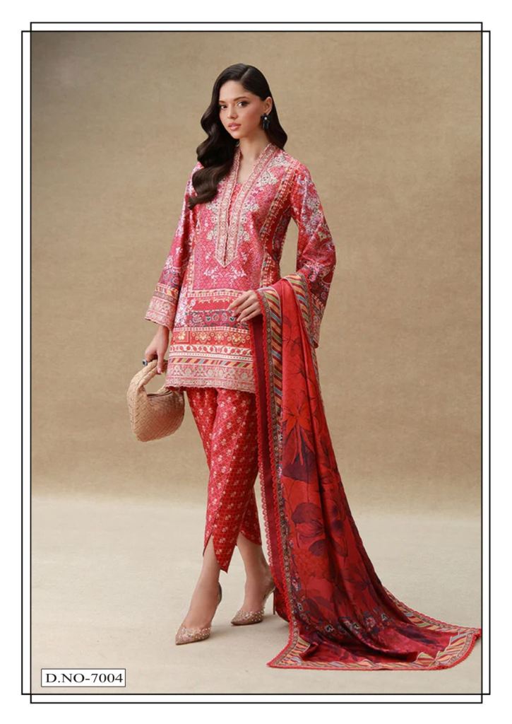 Hala Ramsha Vol 7 Printed Dress Material