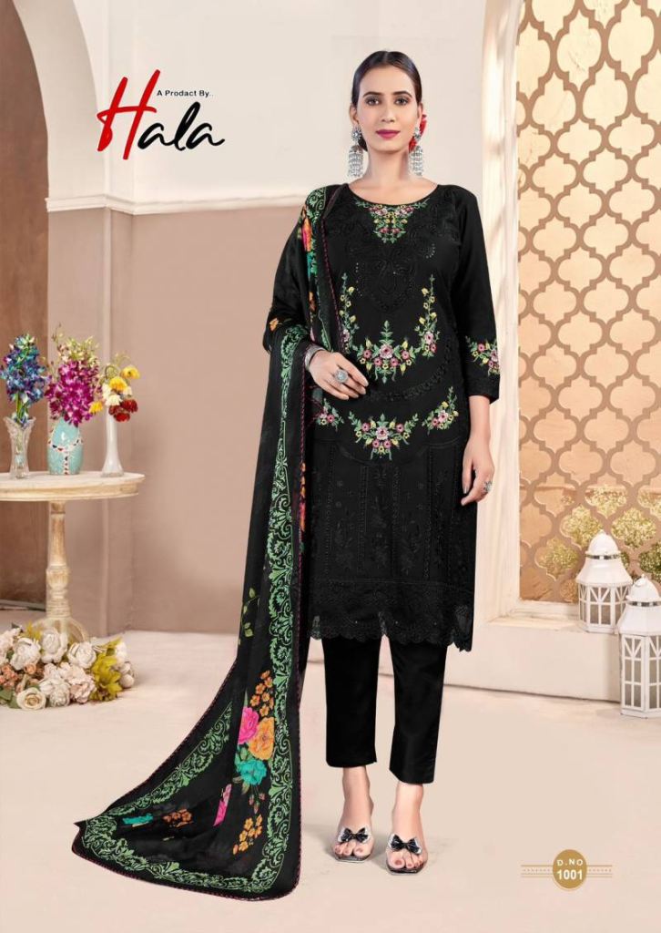 Hala Tabeer Edition 24 Embroidery Dress Material