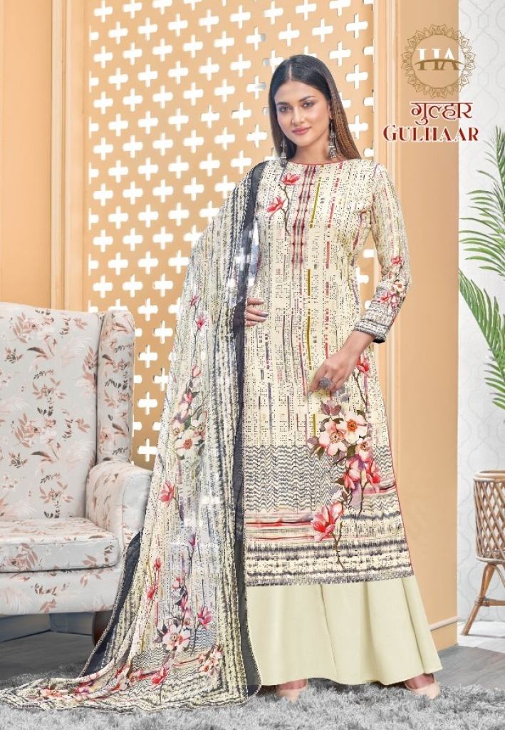Harshit Gulhaar Zam Cotton Digital Print  Regular Wear  Dress Material collection 