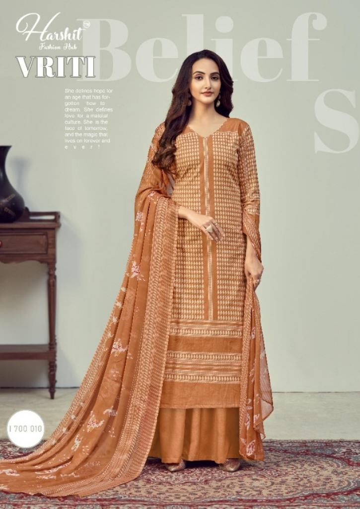 Harshit Vriti Designer Dress Material  catalog 