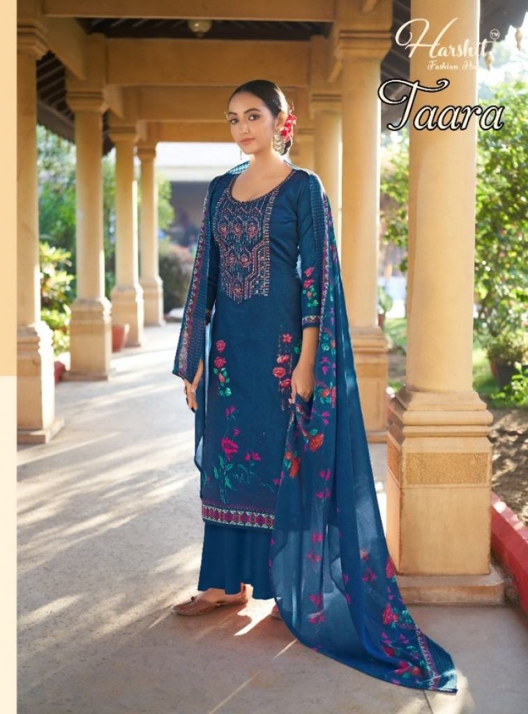 Harshit By Taara  Designer Cotton Summer Wear Dress Material