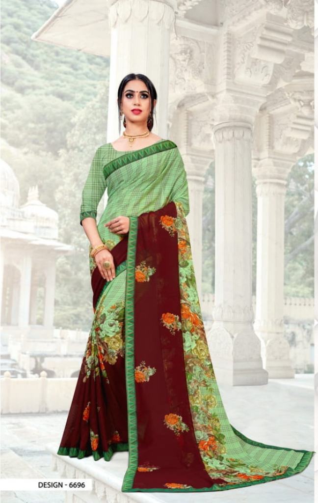 Haytee  presents  Fantasy Regular Wear Sarees Collection