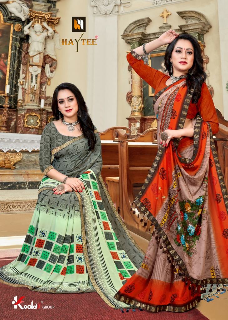 Haytee presents Avantika  vol 36  Printed Saree Collection