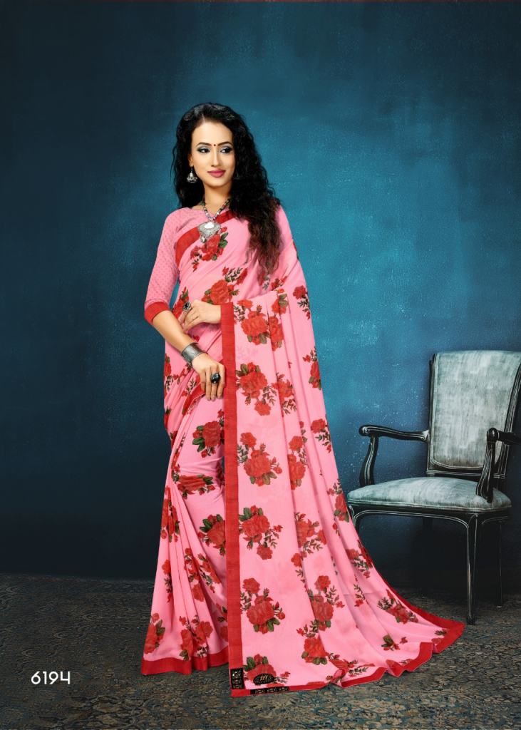 Haytee presents  Colors vol  46  Printed Saree Collection