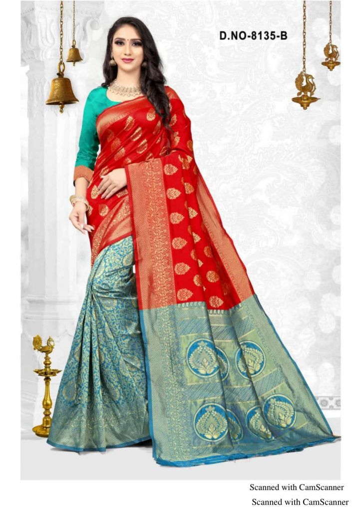 Haytee presents  Kangan 8135 Fancy Saree Collection