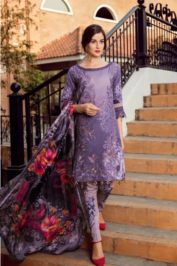 Hazzel 0132 Cotton Dupatta Pakistani formal suits wholesale