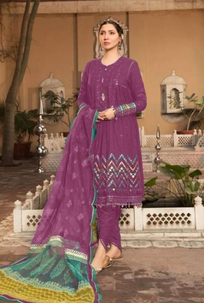 Hazzel M Print 068 Ab Pakistani Suits