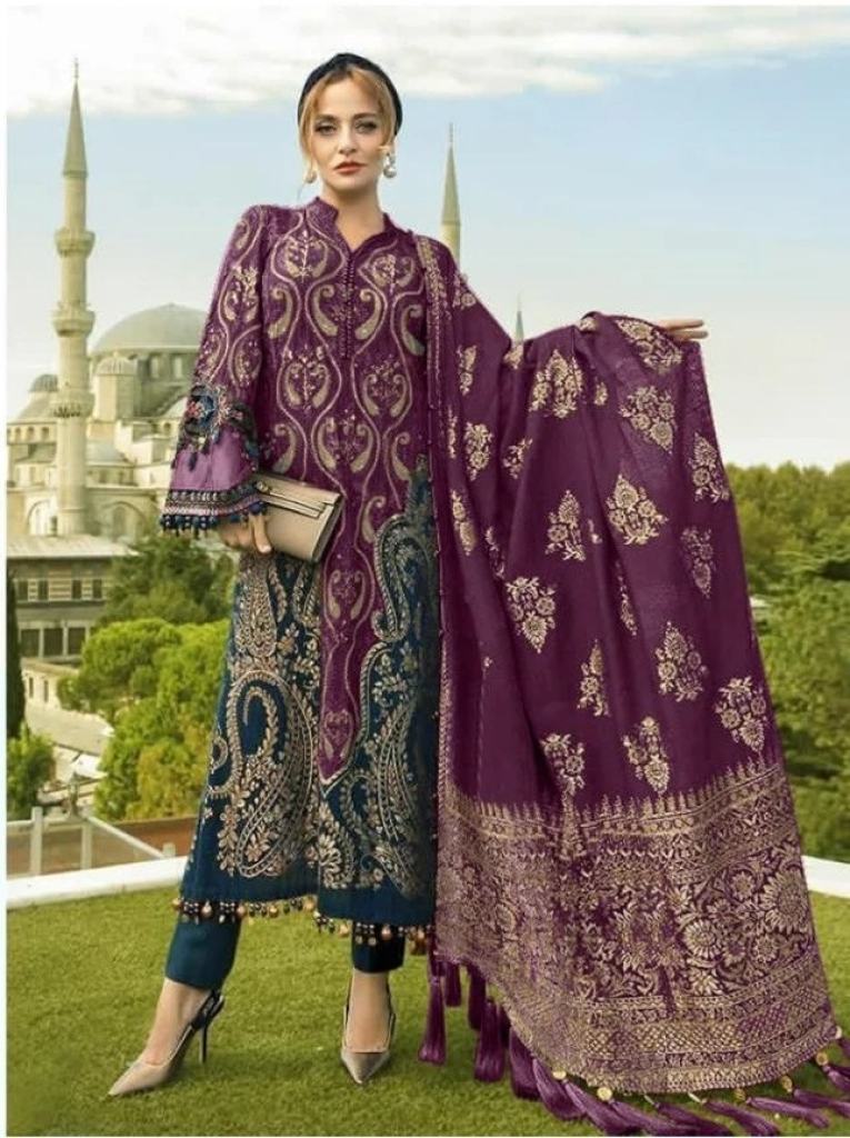 Hazzel Maria B Lawn Collection 071 Pakistani Suits