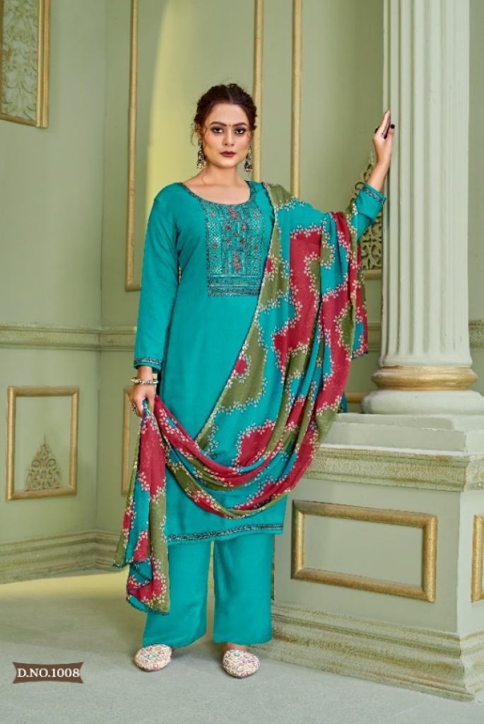 Hermitage Khwaab Festive Wear Designer Dress Material Collection