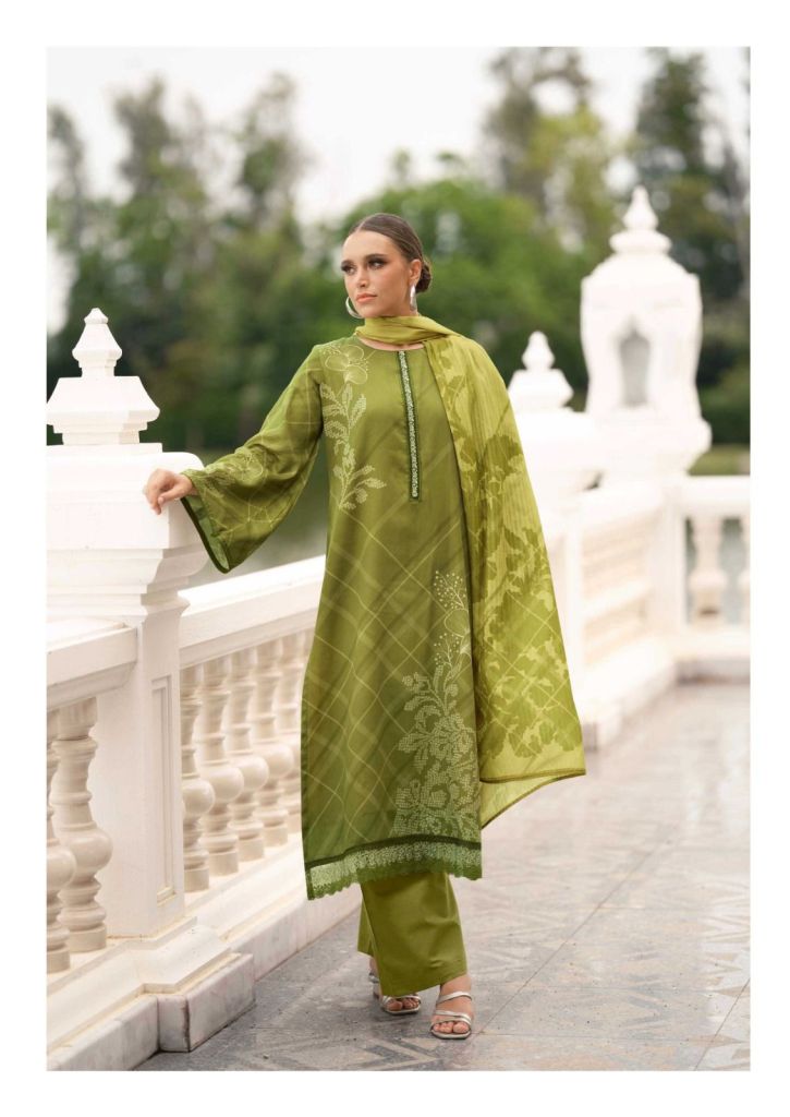 Hermitage Sva Lawn Natural Designer Dress Material