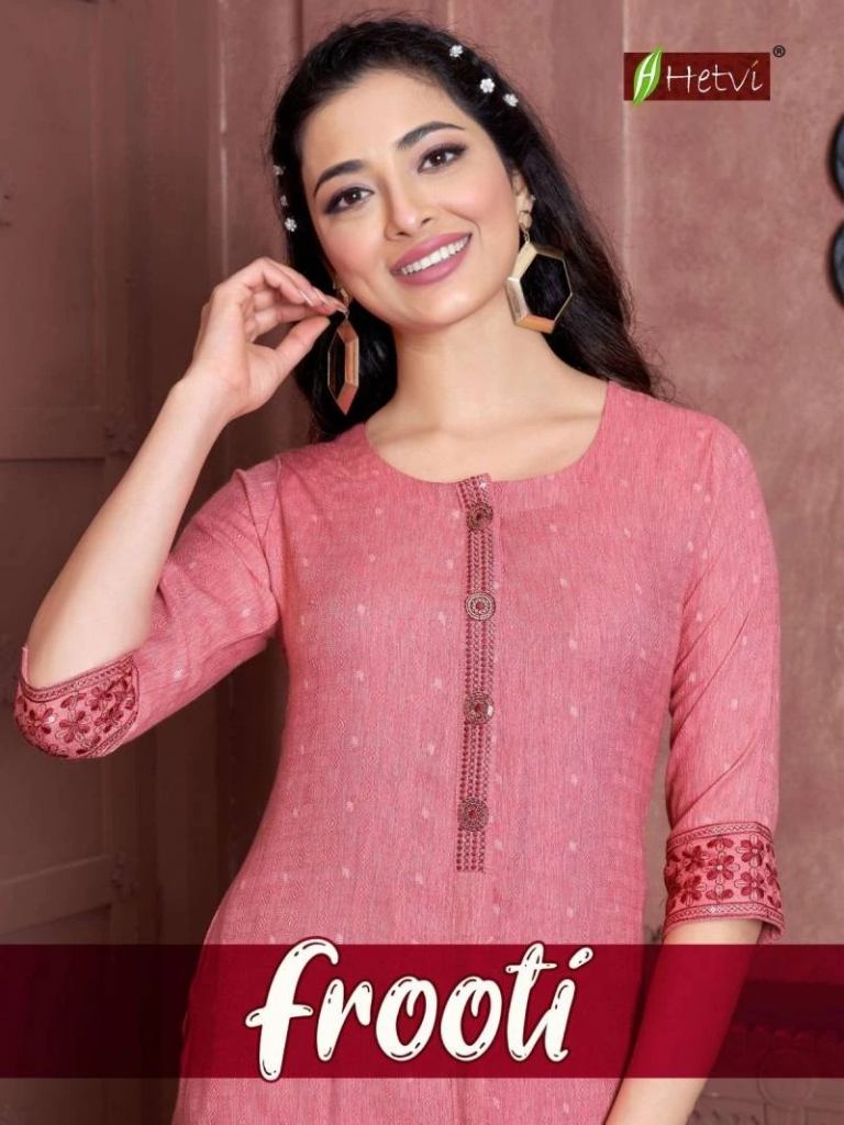 Hetvi Frooti Vol 1 Fancy Rayon Kurti