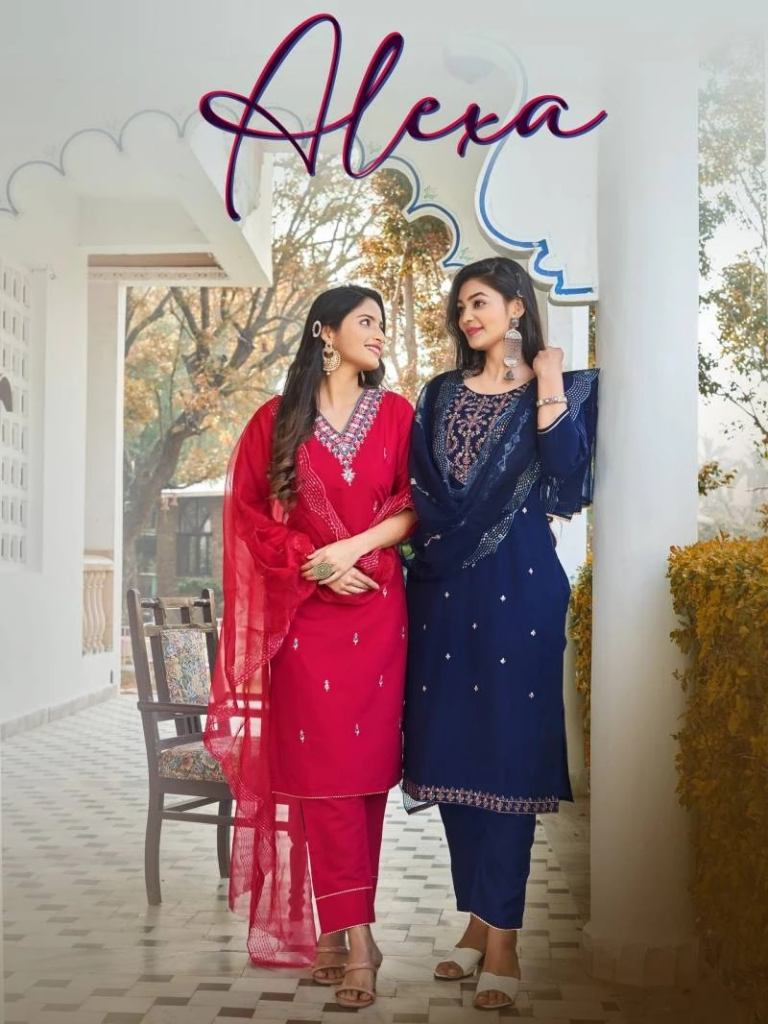 Hinaya Alexa Vol 1 Roman Silk Festival Wear Salwar Suit