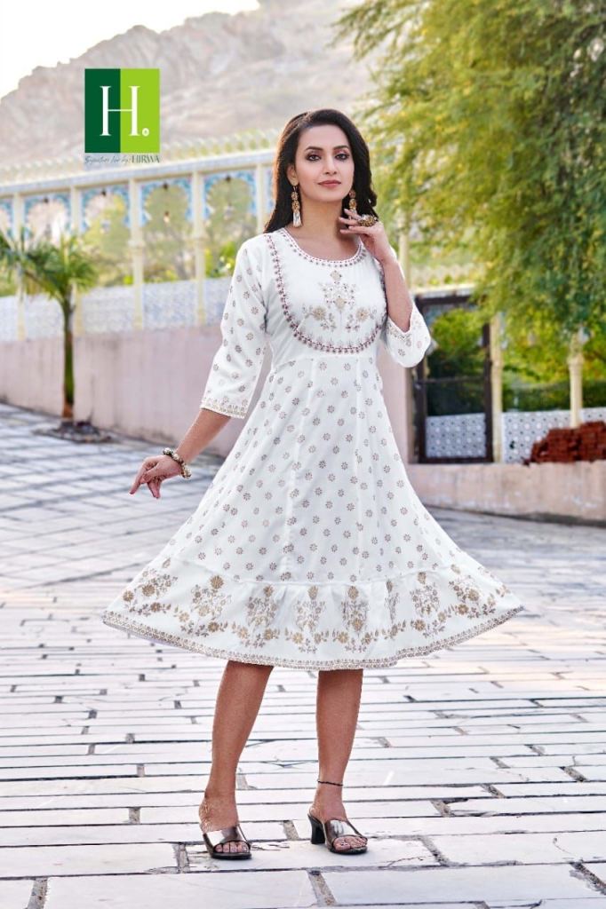 Hirwa Krystle Fancy Styles Designer Kurti Collection