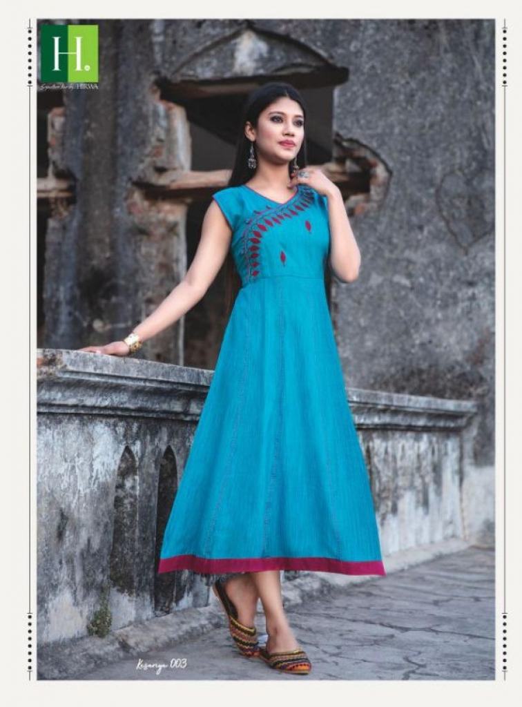 Hirwa presents Kesariya vol 3 Stylish Kurti Collection