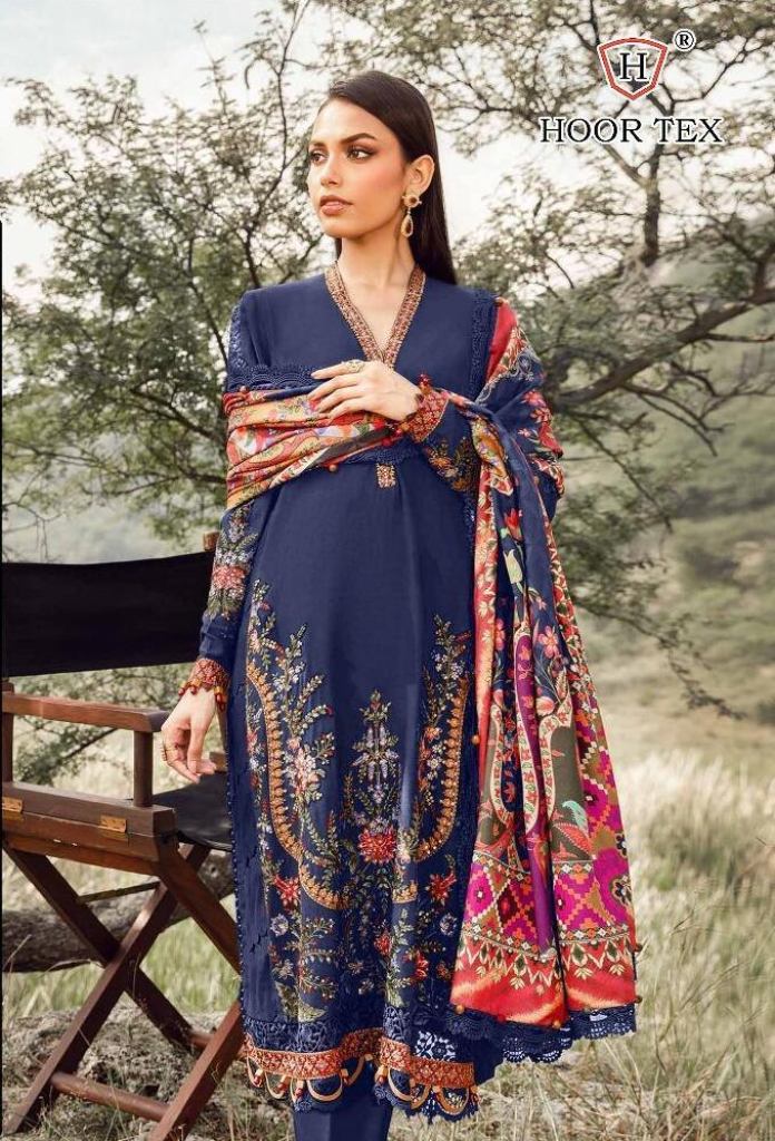 Hoor Tex 387 A To D Embroidered Salwar Kameez