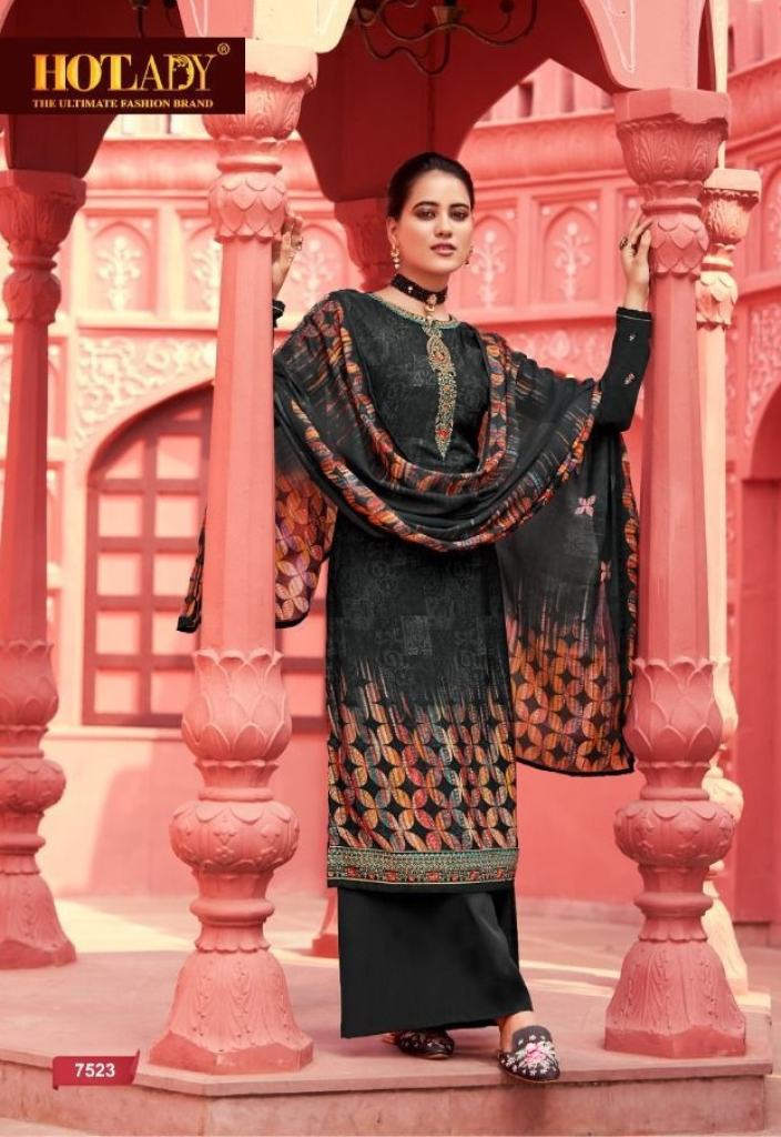 Hot lady Kasturi French Crap Designer Salwar Suit Catalog 