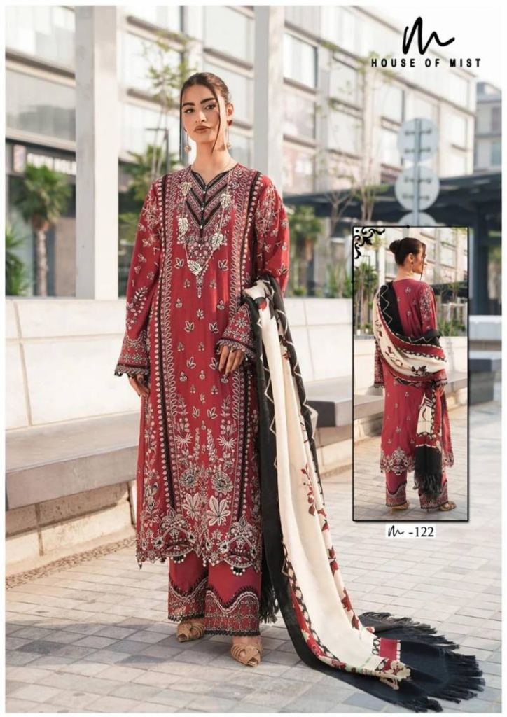 House Of Mist Ghazal Vol 13 Dress Material