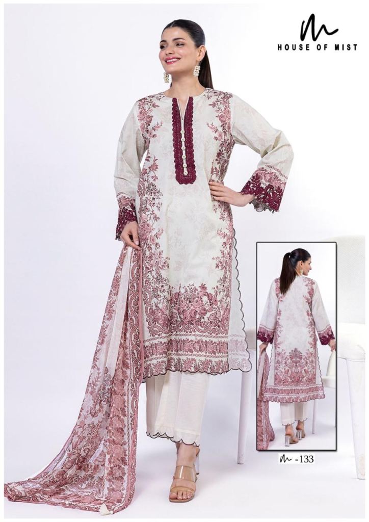 House Of Mist Ghazal Vol 14 Dress Material 