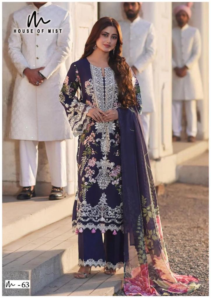 House Of Mist Ghazal Vol 7 Dress Material 