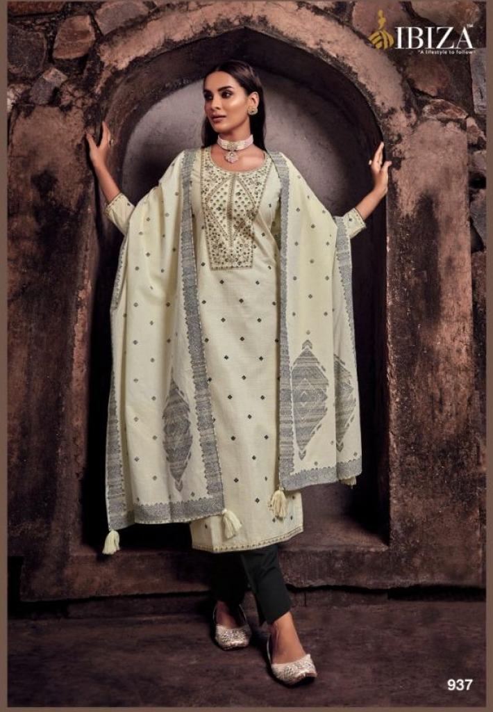 Ibiza Charmer Fancy Wear Lawn Cotton Dress Material Catalog 