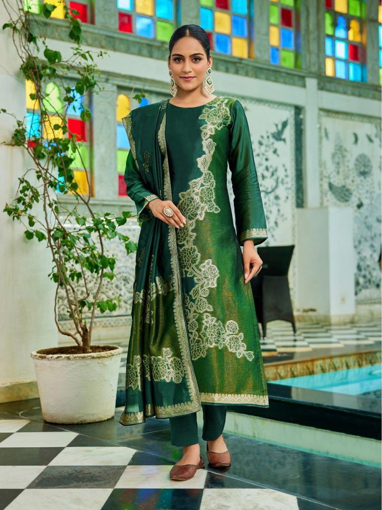 Ibiza Fashion Nista Jacquard Salwar Suit