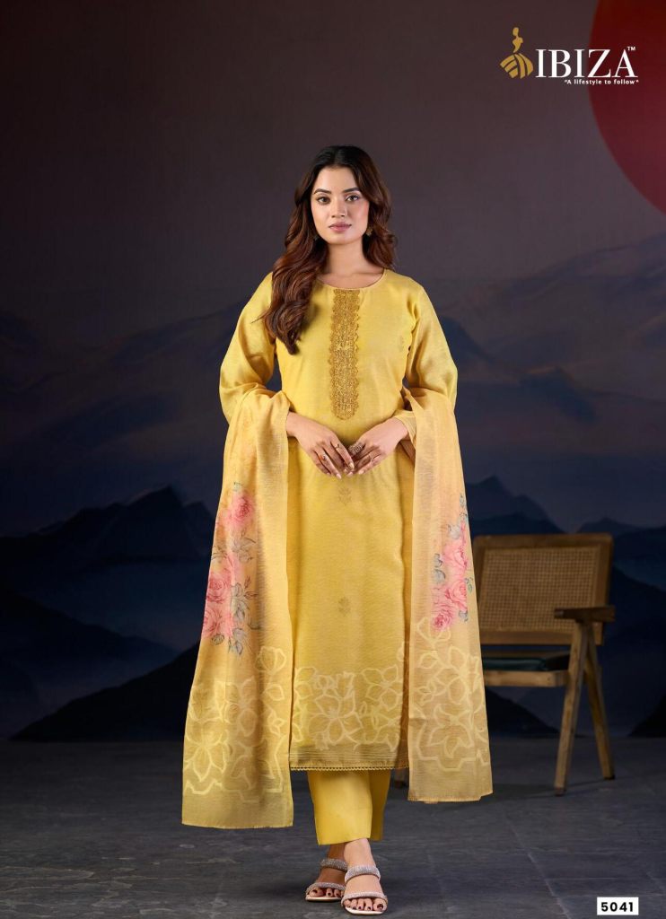 Ibiza Gazal Digital Embroidered Salwar Kameez